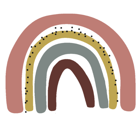 lief geboortekaartje in regenboogvorm-1