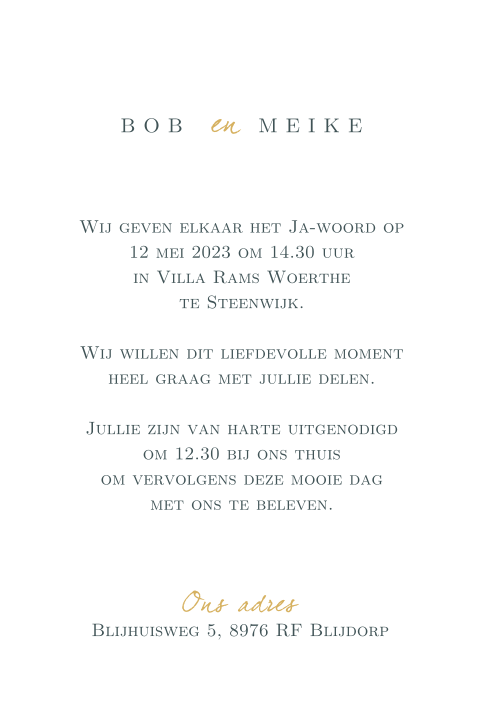 Kaart binnenkant