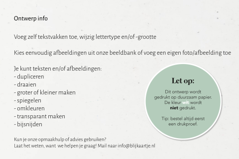 Kaart binnenkant