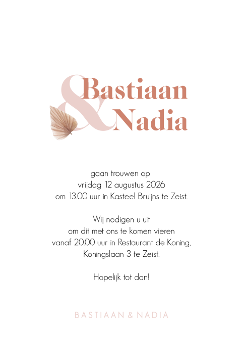 Kaart binnenkant