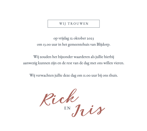 Kaart binnenkant