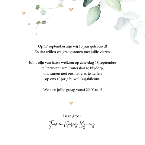 Kaart binnenkant
