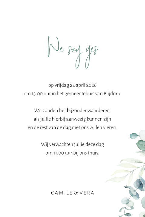 Kaart binnenkant