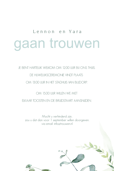 Kaart binnenkant