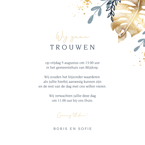 Kaart binnenkant