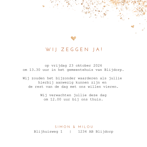 Kaart binnenkant