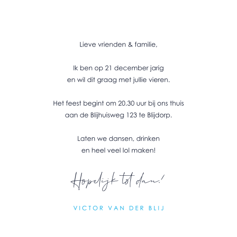 Kaart binnenkant