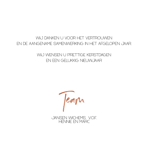 Kaart binnenkant