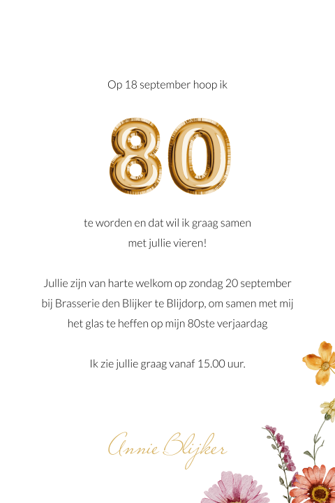 Kaart binnenkant