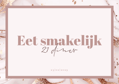 Placemat marmerlook 21 diner