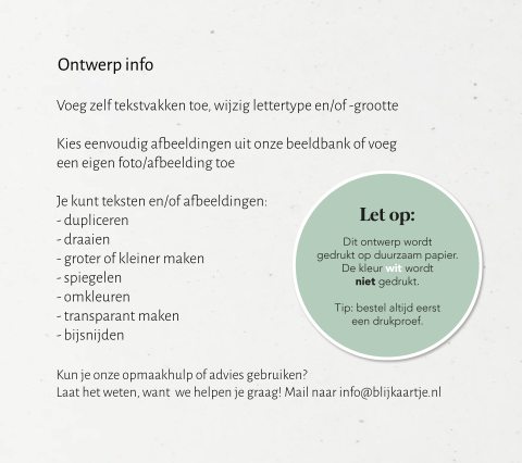 Kaart binnenkant