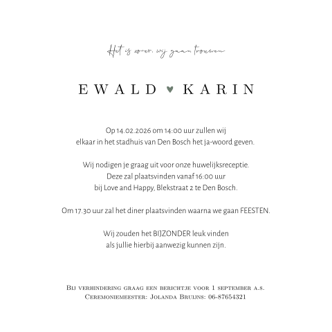 Kaart binnenkant