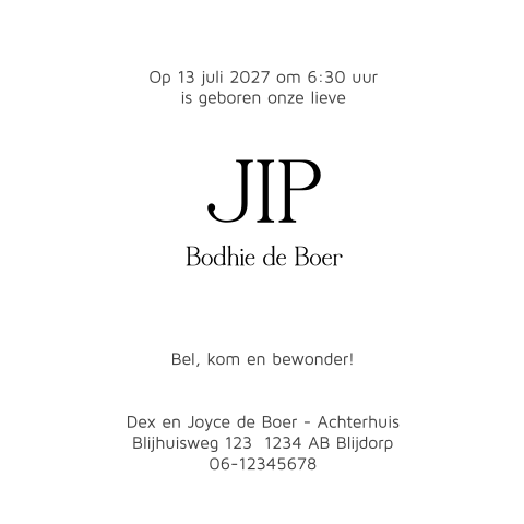 Kaart binnenkant