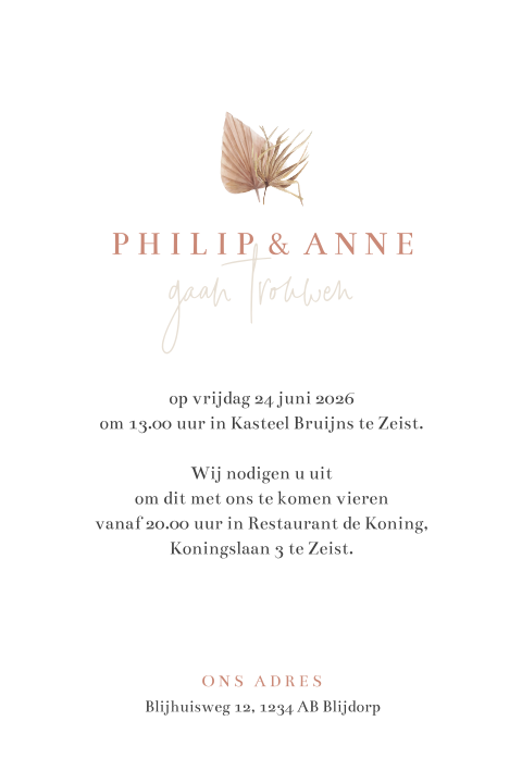 Kaart binnenkant
