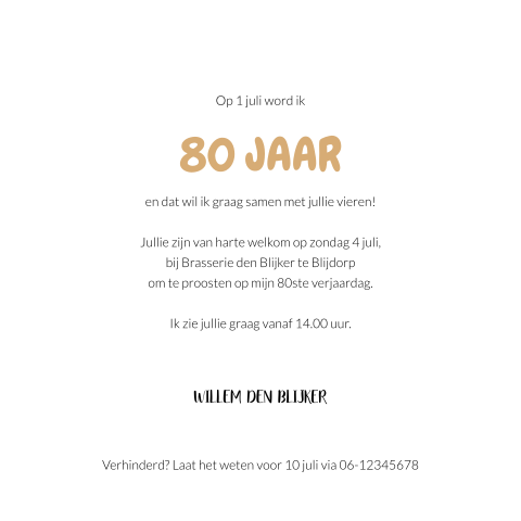 Kaart binnenkant