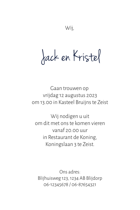 Kaart binnenkant