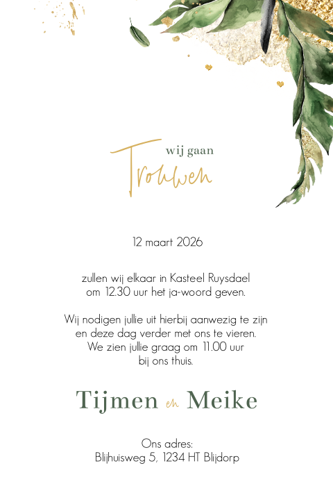 Kaart binnenkant