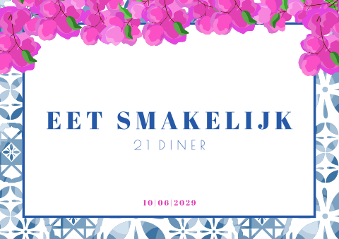 Mamma mia placemat 21 diner