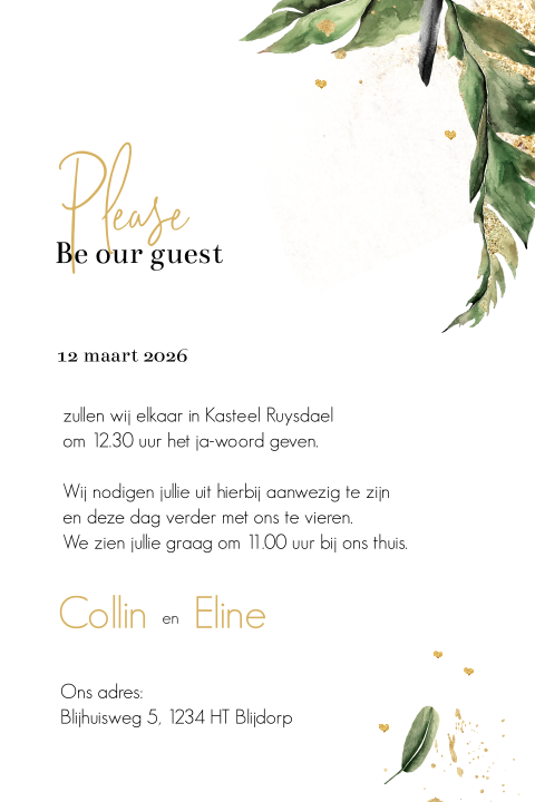 Kaart binnenkant