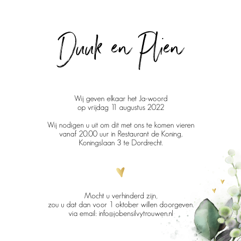 Kaart binnenkant