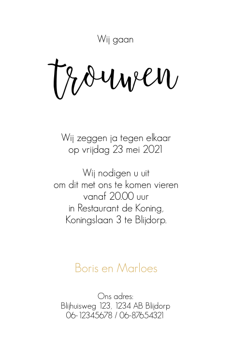 Kaart binnenkant