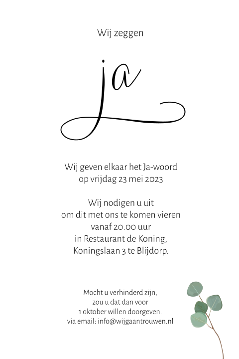 Kaart binnenkant