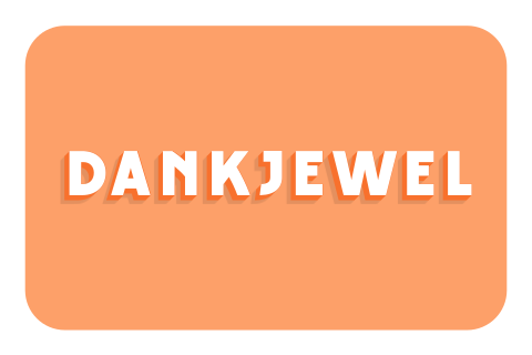 Zakelijke bedankkaart met dankjewel in 3D letters