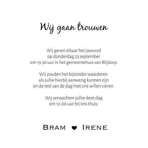 Kaart binnenkant