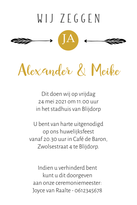 Kaart binnenkant