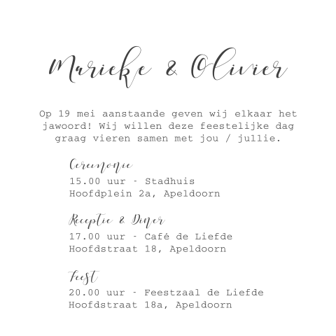Kaart binnenkant