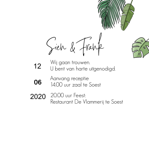 Kaart binnenkant