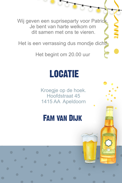 Kaart binnenkant