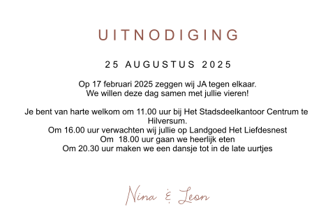 Kaart binnenkant