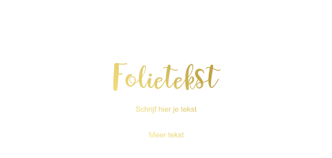 Dubbel panorama communiekaartje foliedruk