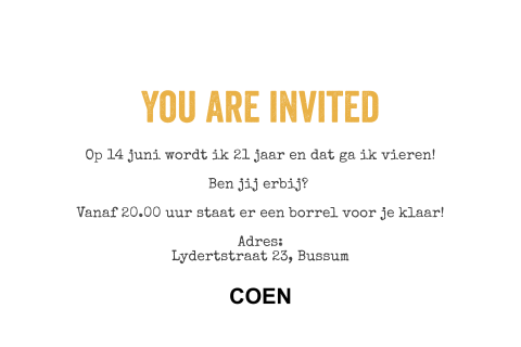 Kaart binnenkant