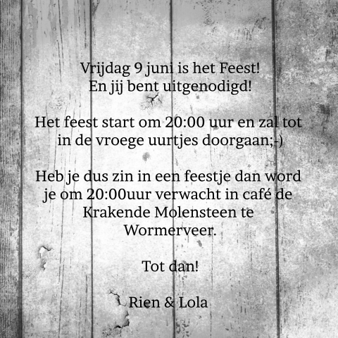 Kaart binnenkant