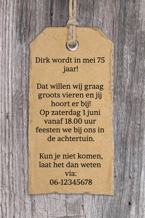 Kaart binnenkant