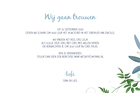 Kaart binnenkant