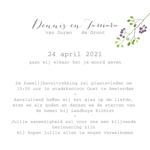 Kaart binnenkant