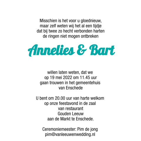 Kaart binnenkant