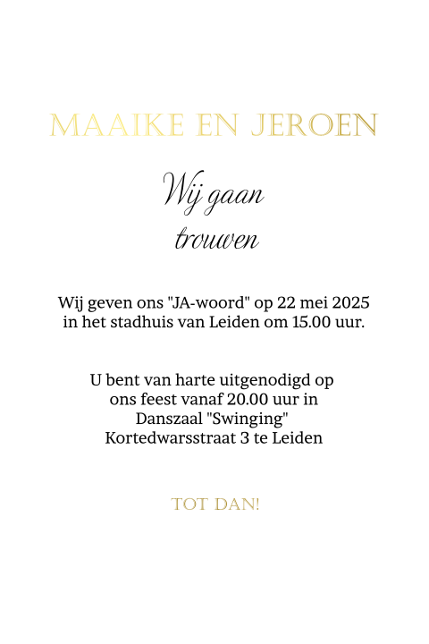 Kaart binnenkant