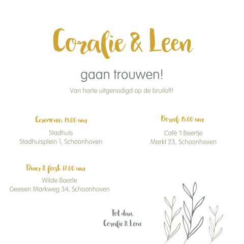 Kaart binnenkant