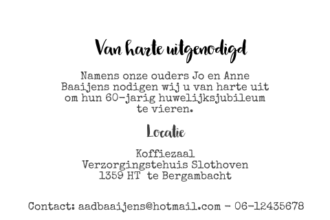 Kaart binnenkant