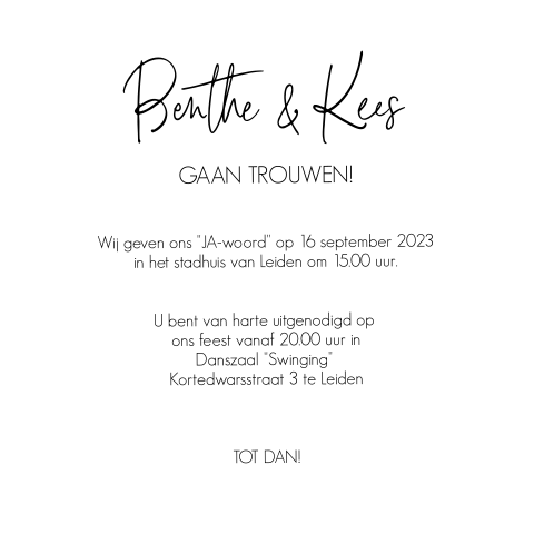 Kaart binnenkant
