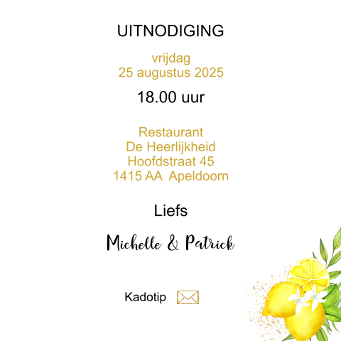 Kaart binnenkant