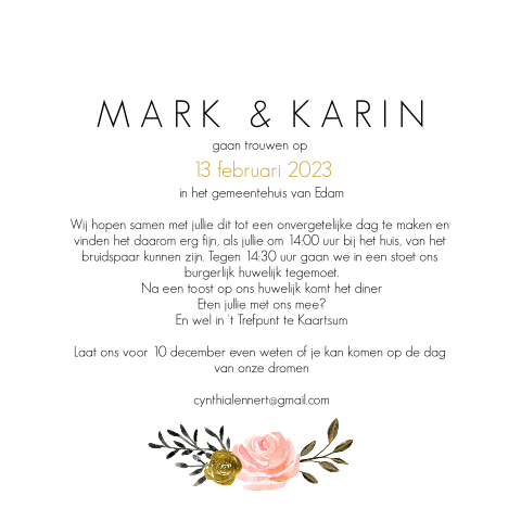 Kaart binnenkant