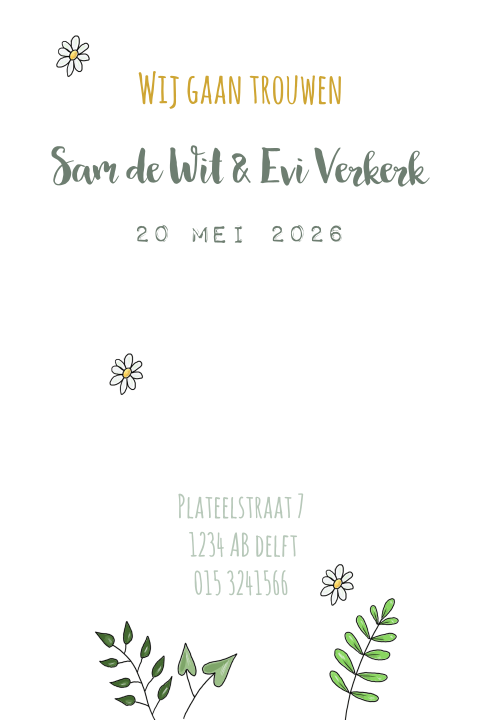 Kaart binnenkant