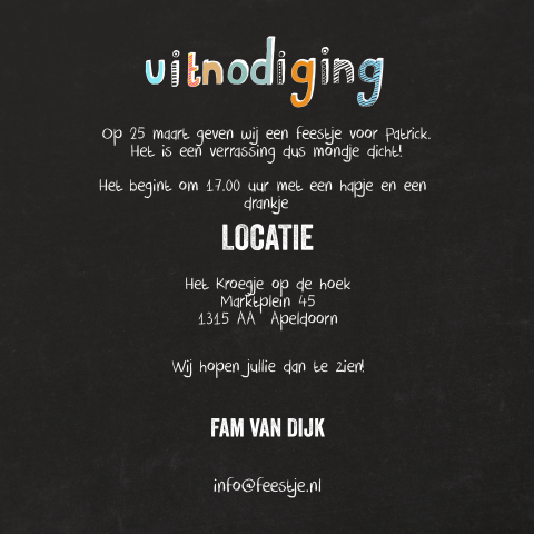 Kaart binnenkant