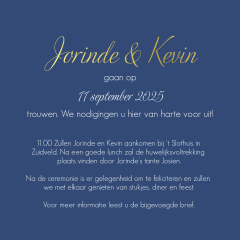 Kaart binnenkant