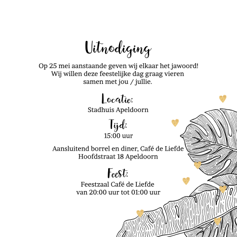 Kaart binnenkant